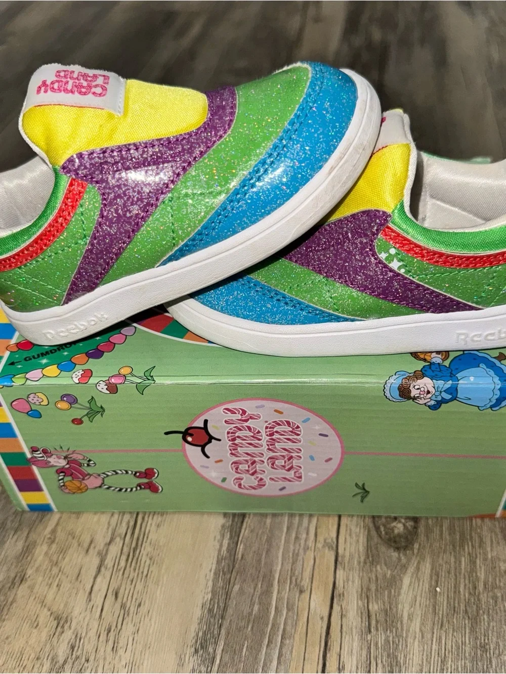 Reebok Kids' Candyland Slip-On Sneakers
